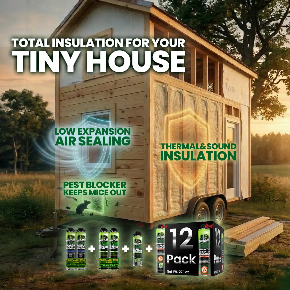 Insulation & Pest Block DIY Kit