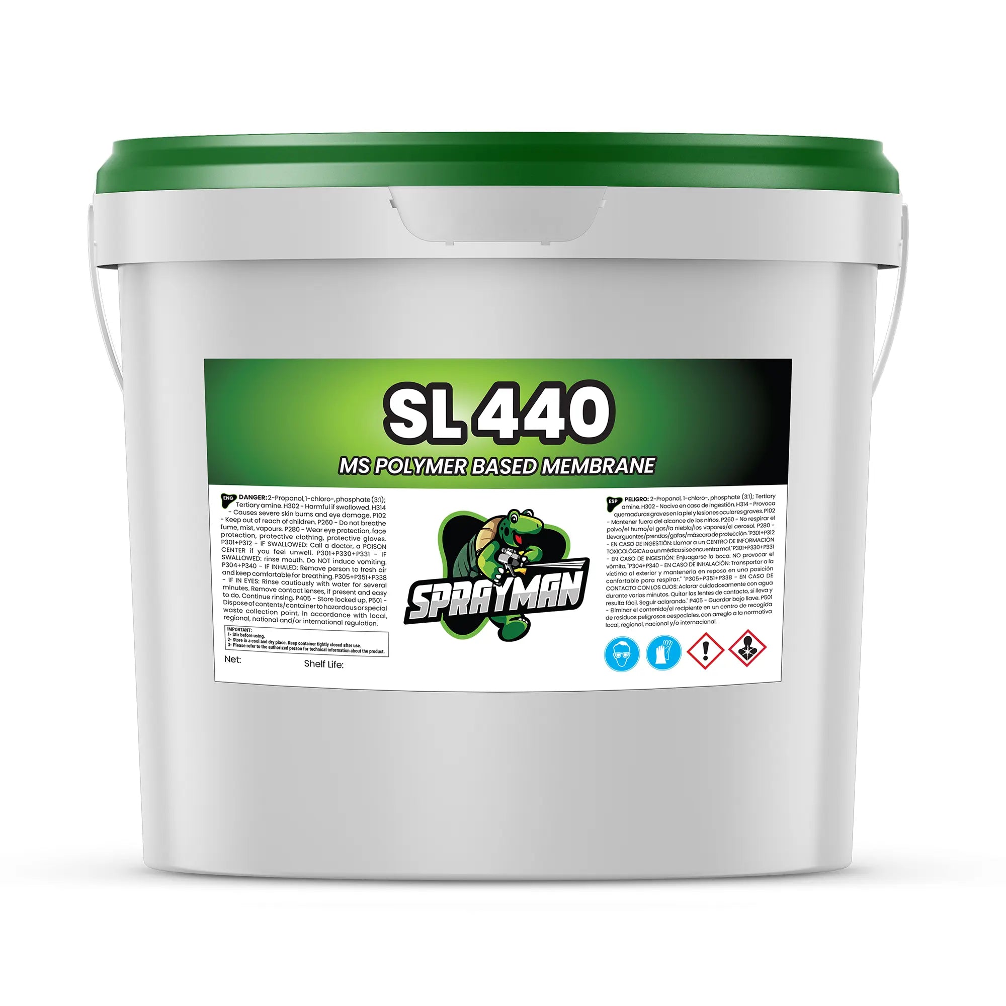 Sprayman – SL-440 – MS Polymer Based Waterproofing Membranes For Roofing