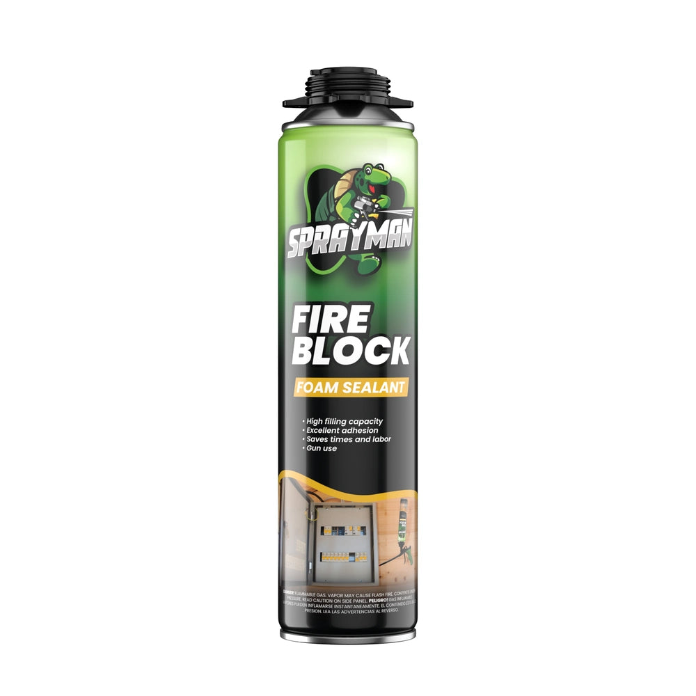 Pro Fire Block Foam – Gun Foam, Orange, 20 oz