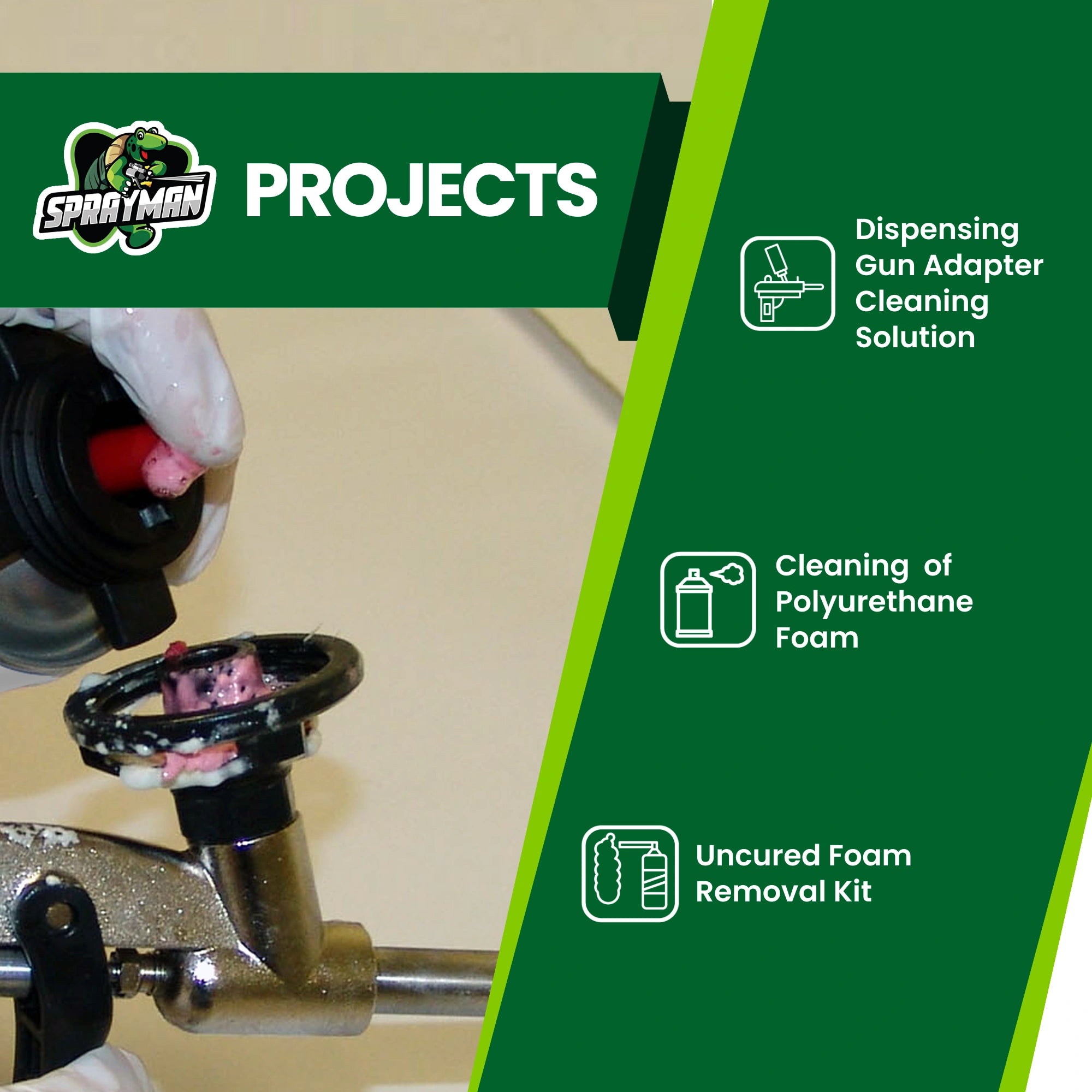 Polyurethane Foam Cleaner - "Foam Gun" Cleaner