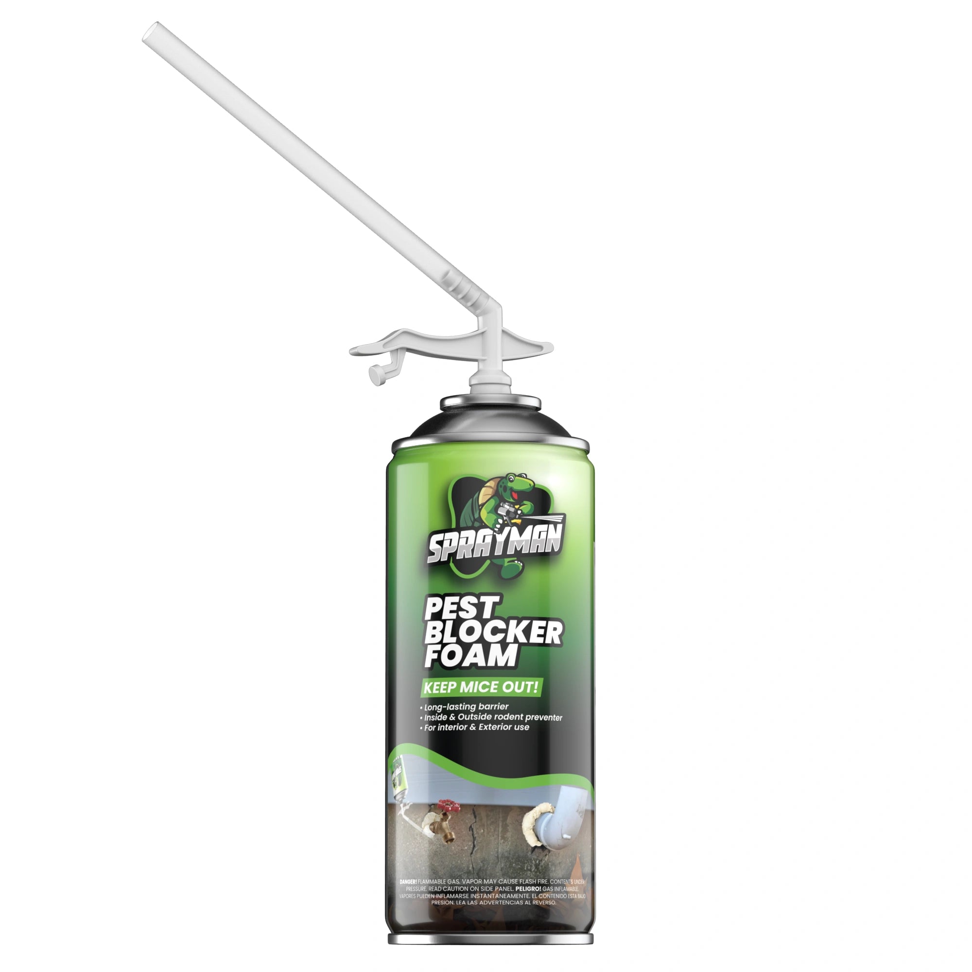 Pest Blocker Foam with Straw Applicator, 12 oz