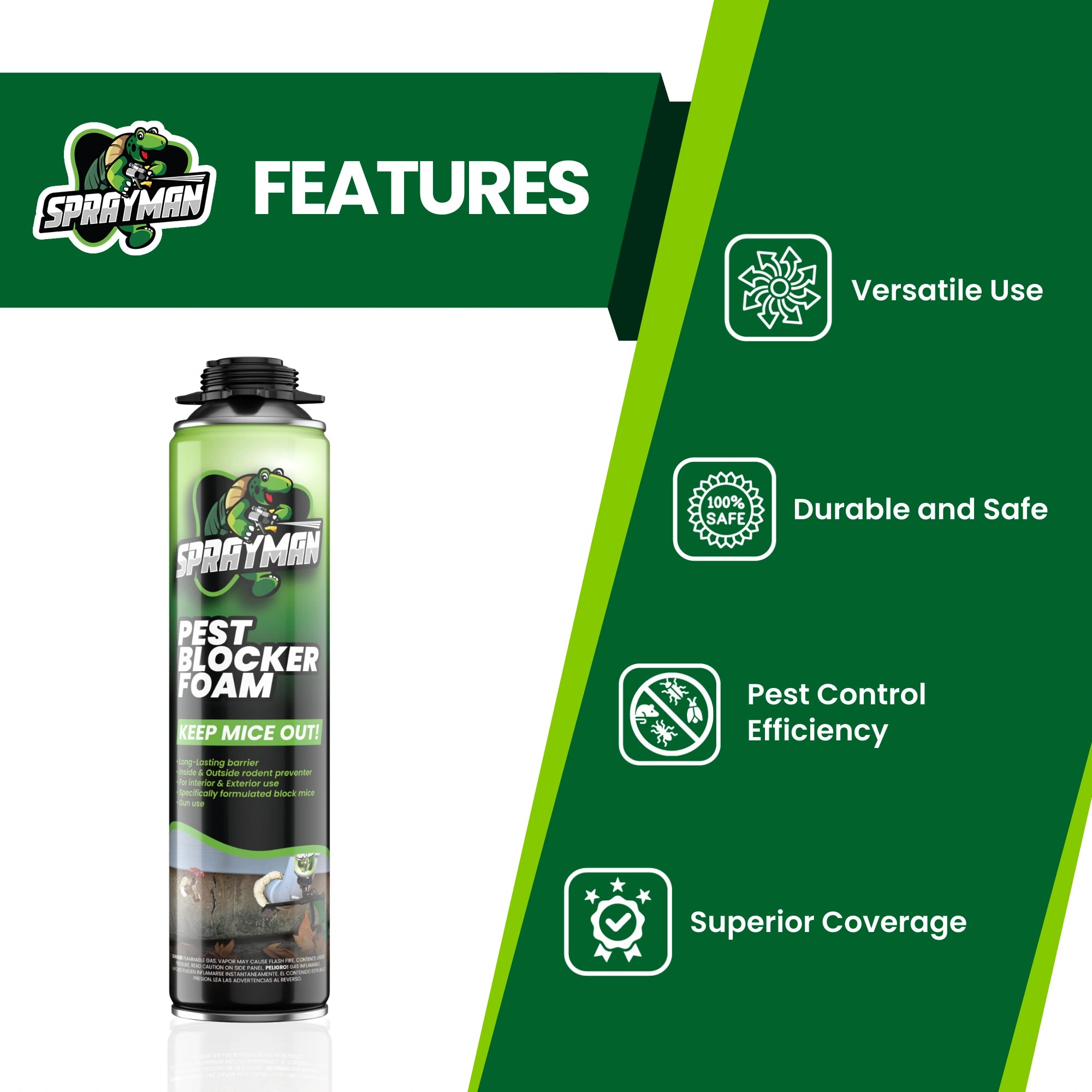 Pro Pest Blocker Foam – Gun Foam, 24 oz