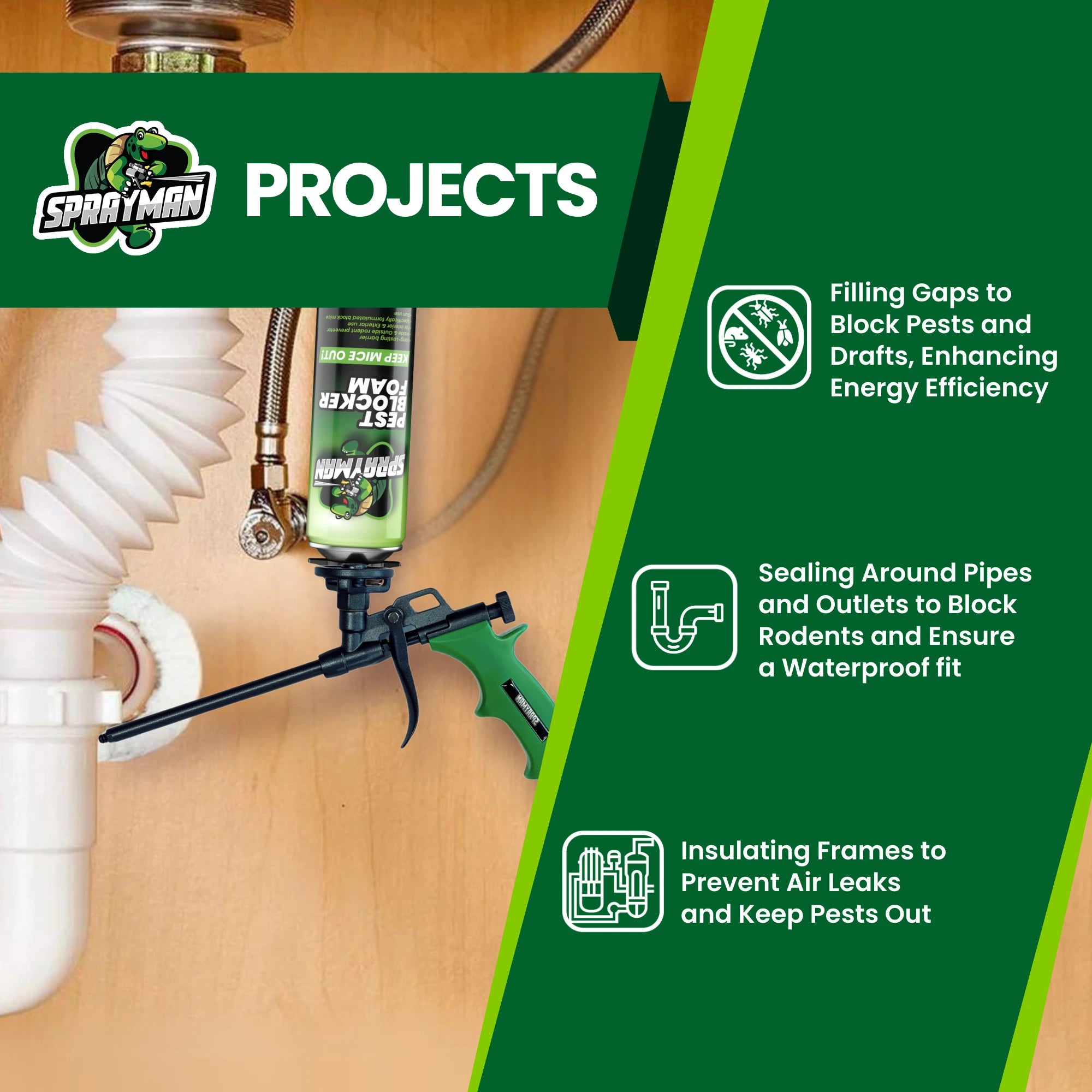 Pro Pest Blocker Foam – Gun Foam, 24 oz