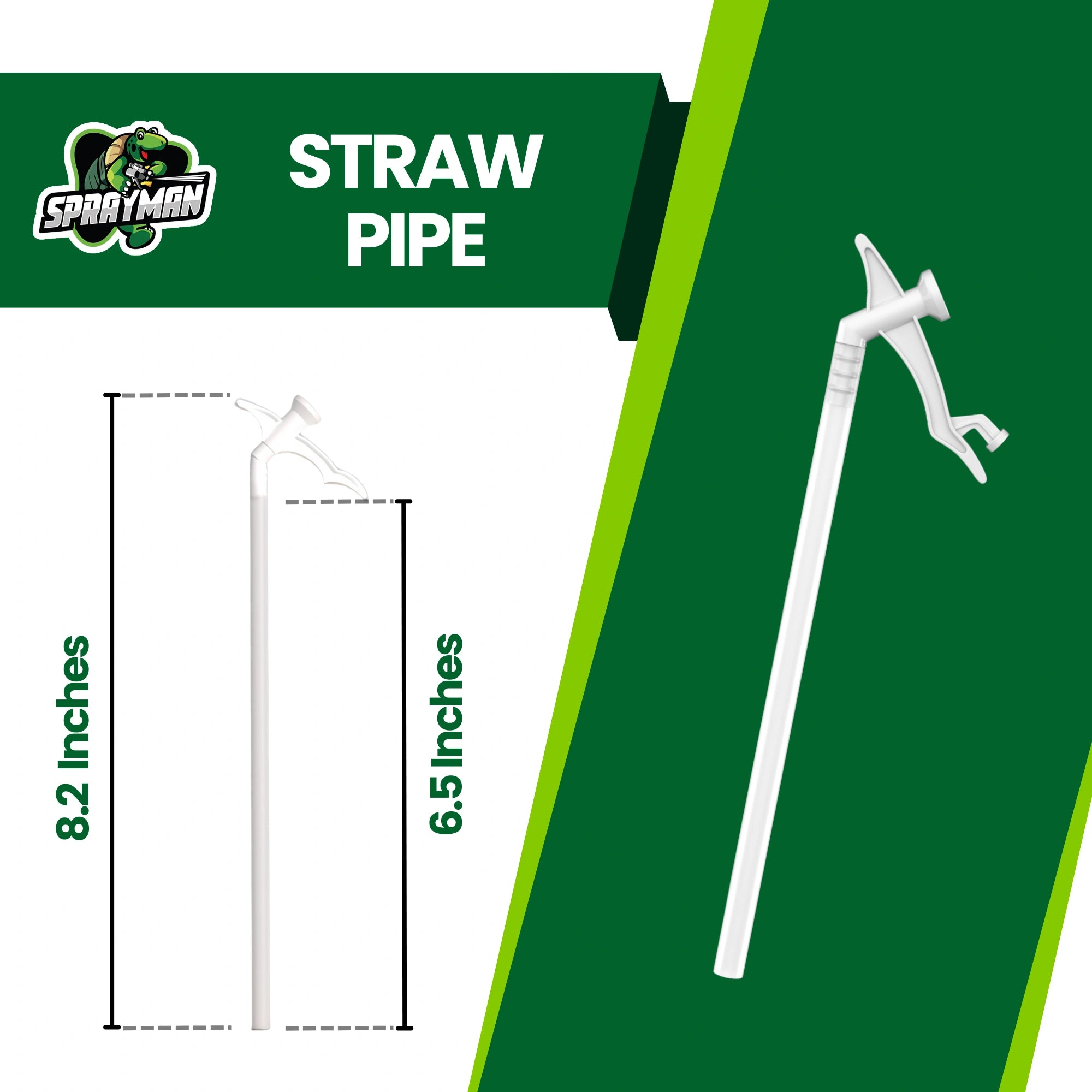 Straw Pipes - Multipurpose Spray Foam Dispensers