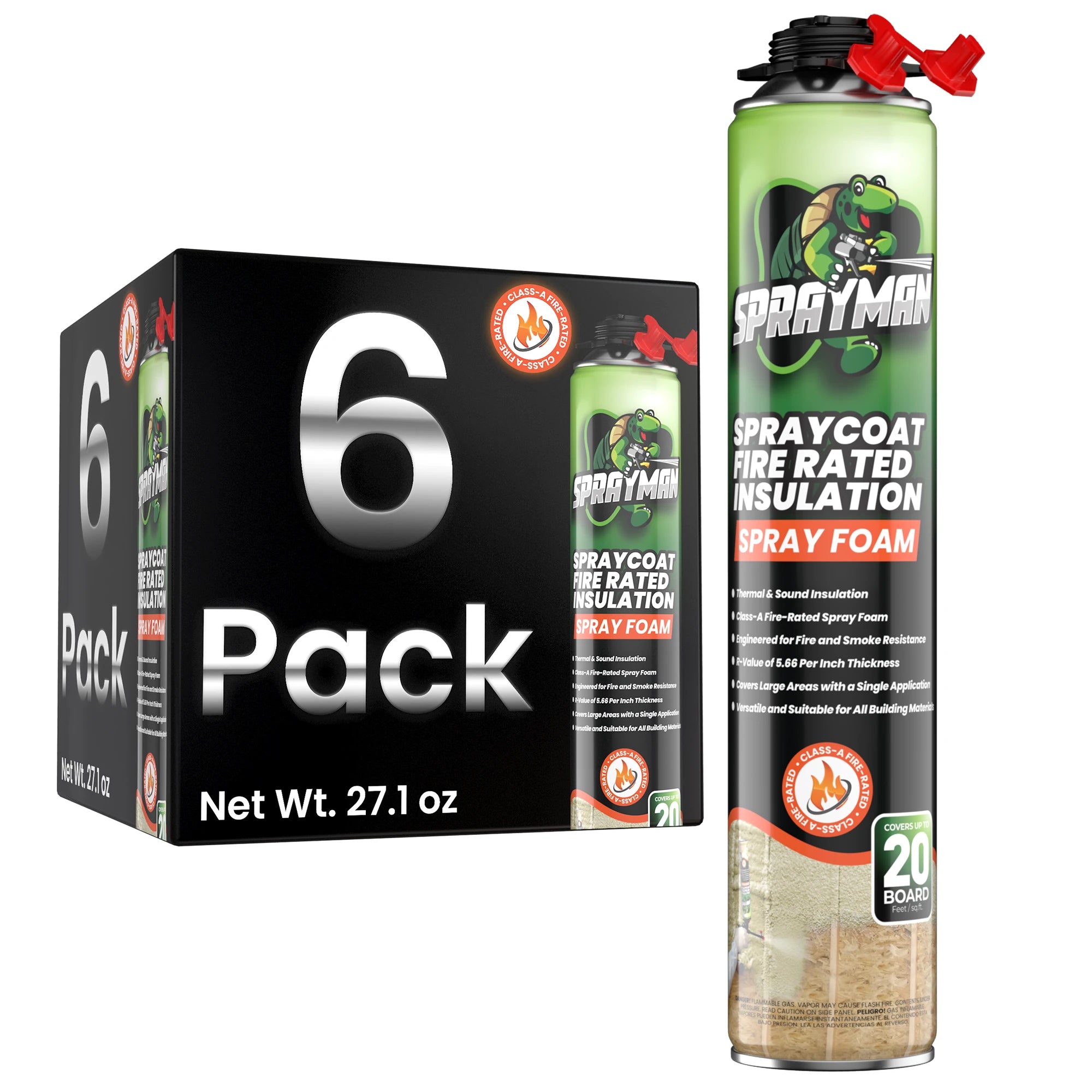 Spraycoat Fire Rated Insulation Spray Foam, Closed Cell
