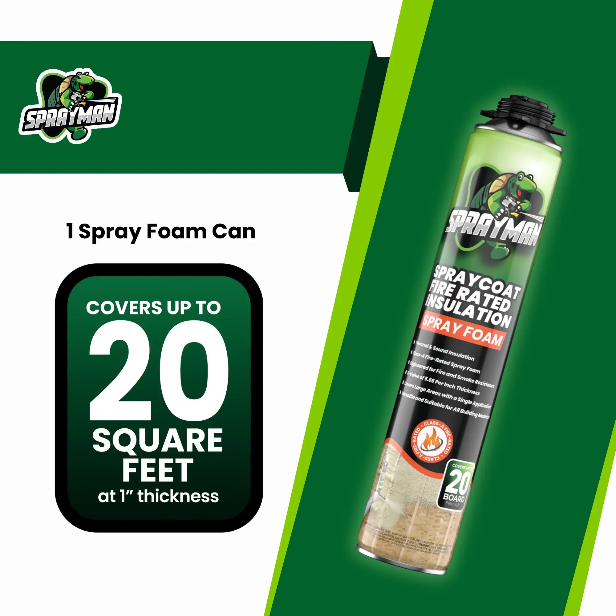 Spraycoat Fire Rated Insulation Spray Foam, Closed Cell