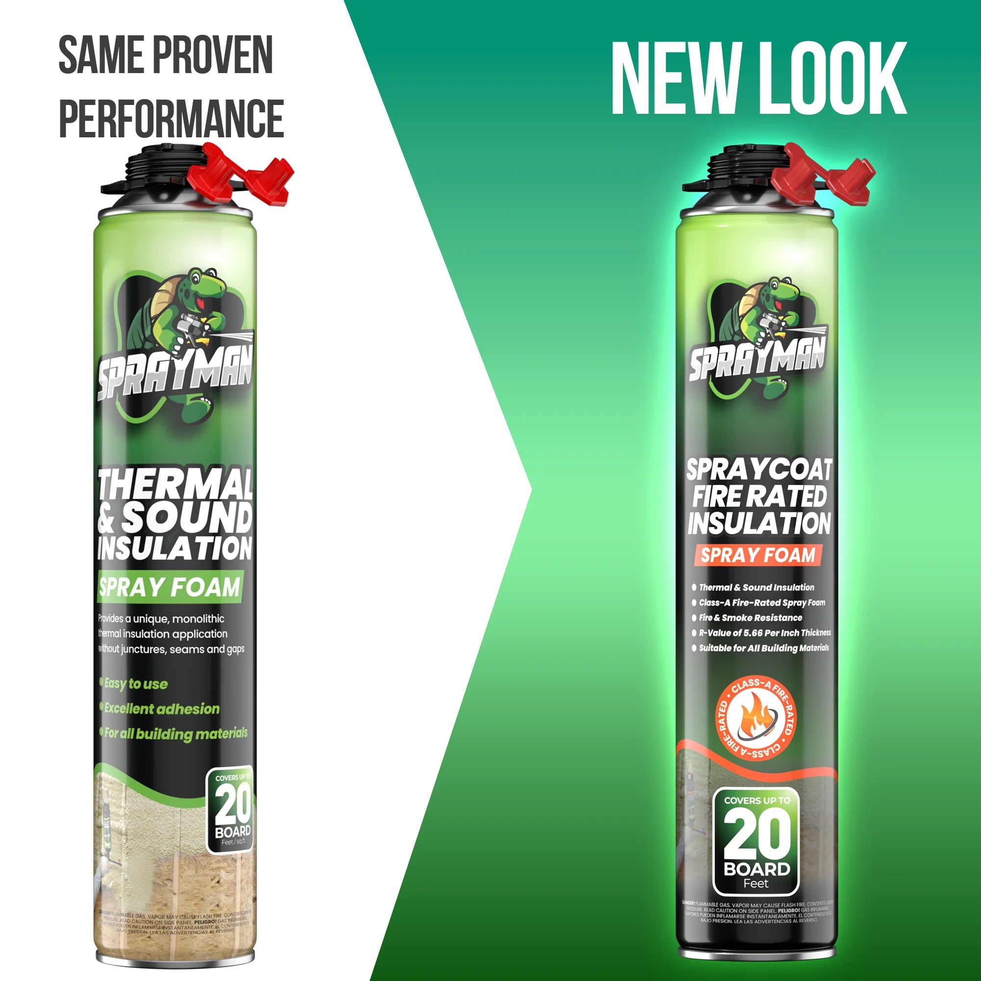 SPRAYMAN Spraycoat Thermal & Sound Insulation Spray Foam, Closed Cell | Class A Fire Rated