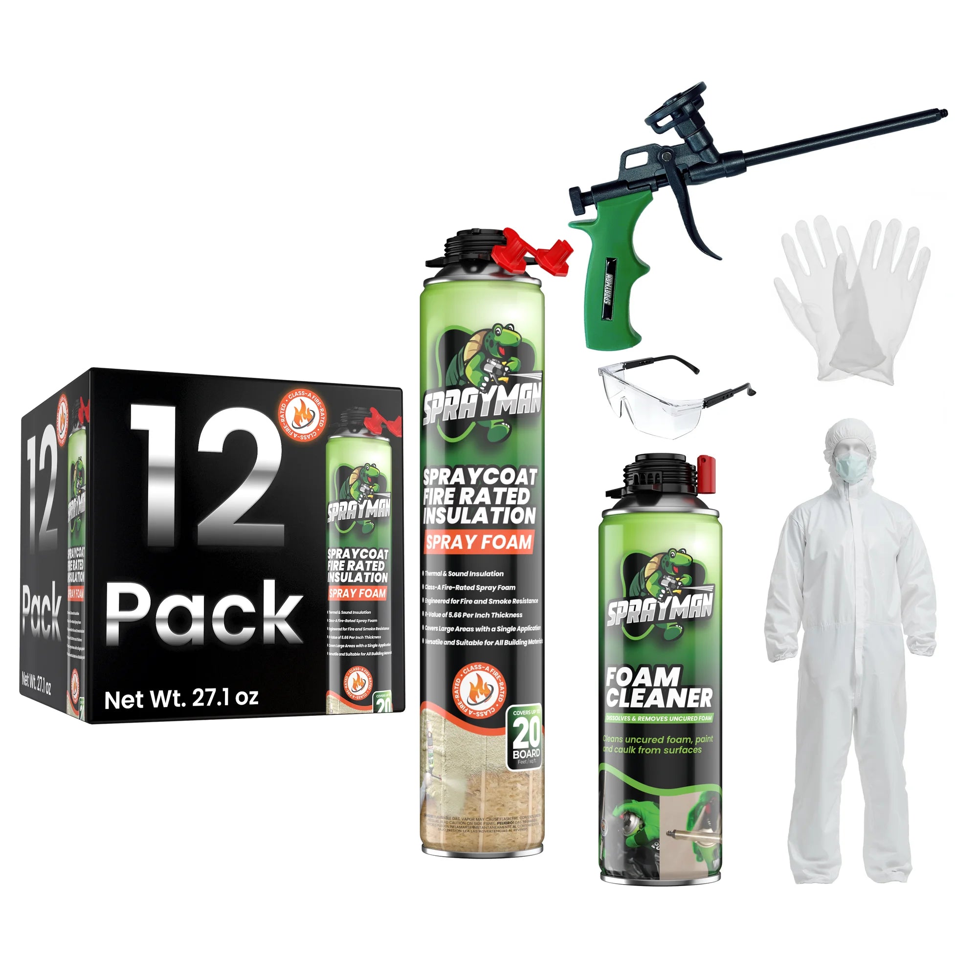 Spraycoat Fire Rated Insulation Spray Foam, Closed Cell