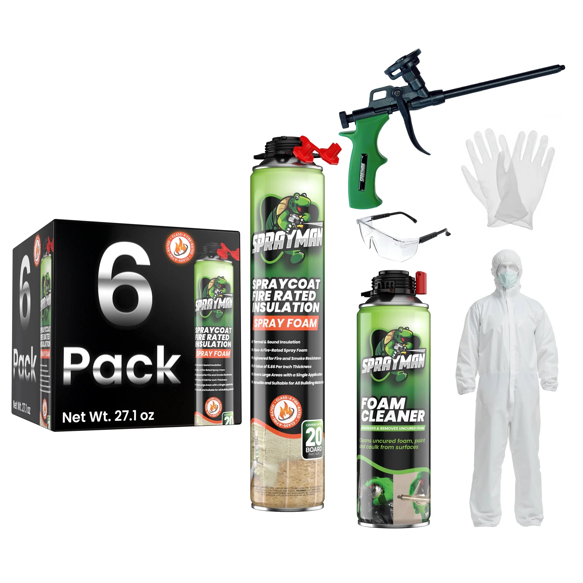 Spraycoat Fire Rated Insulation Spray Foam, Closed Cell