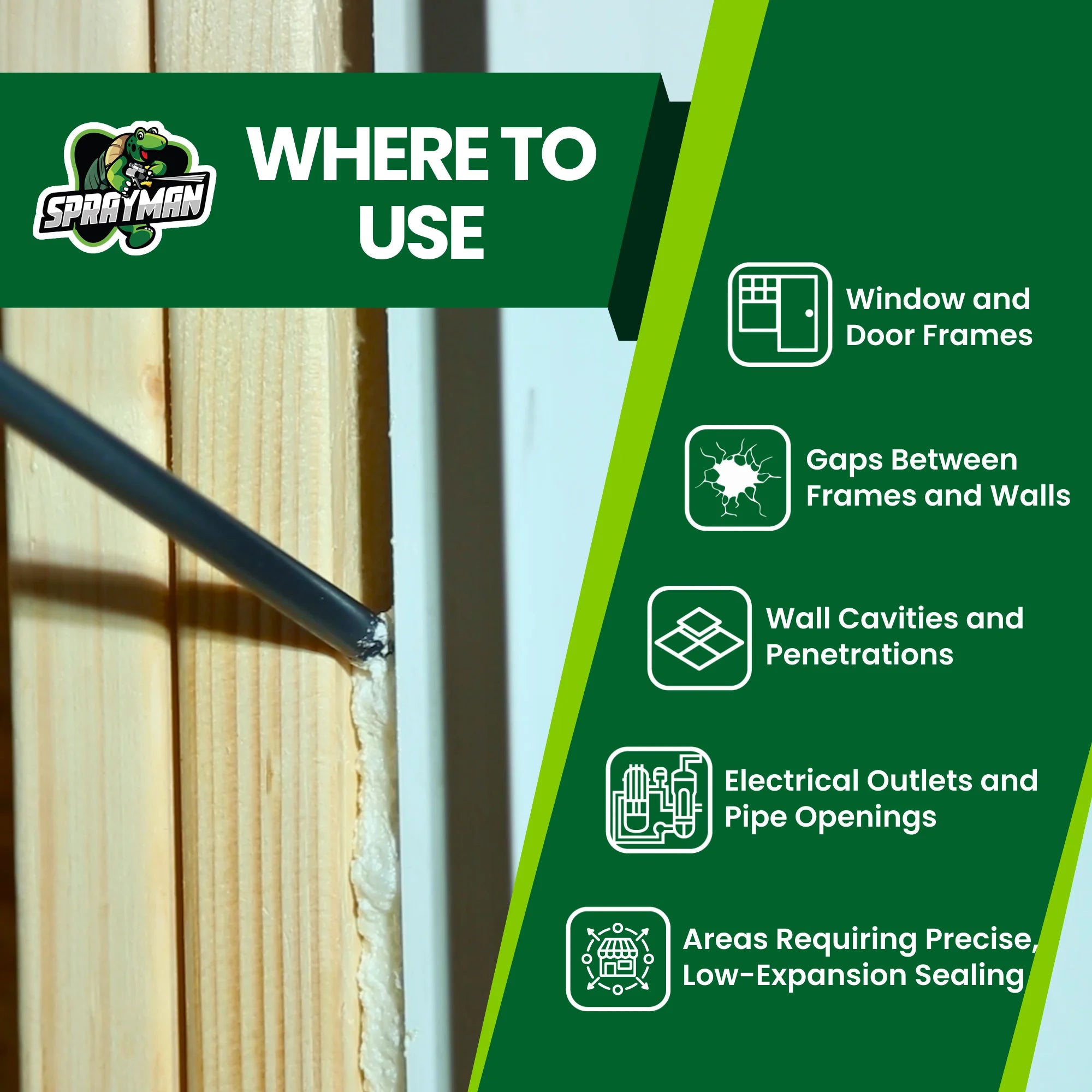 X-Climate Pro Window & Door Spray Foam – 24 oz