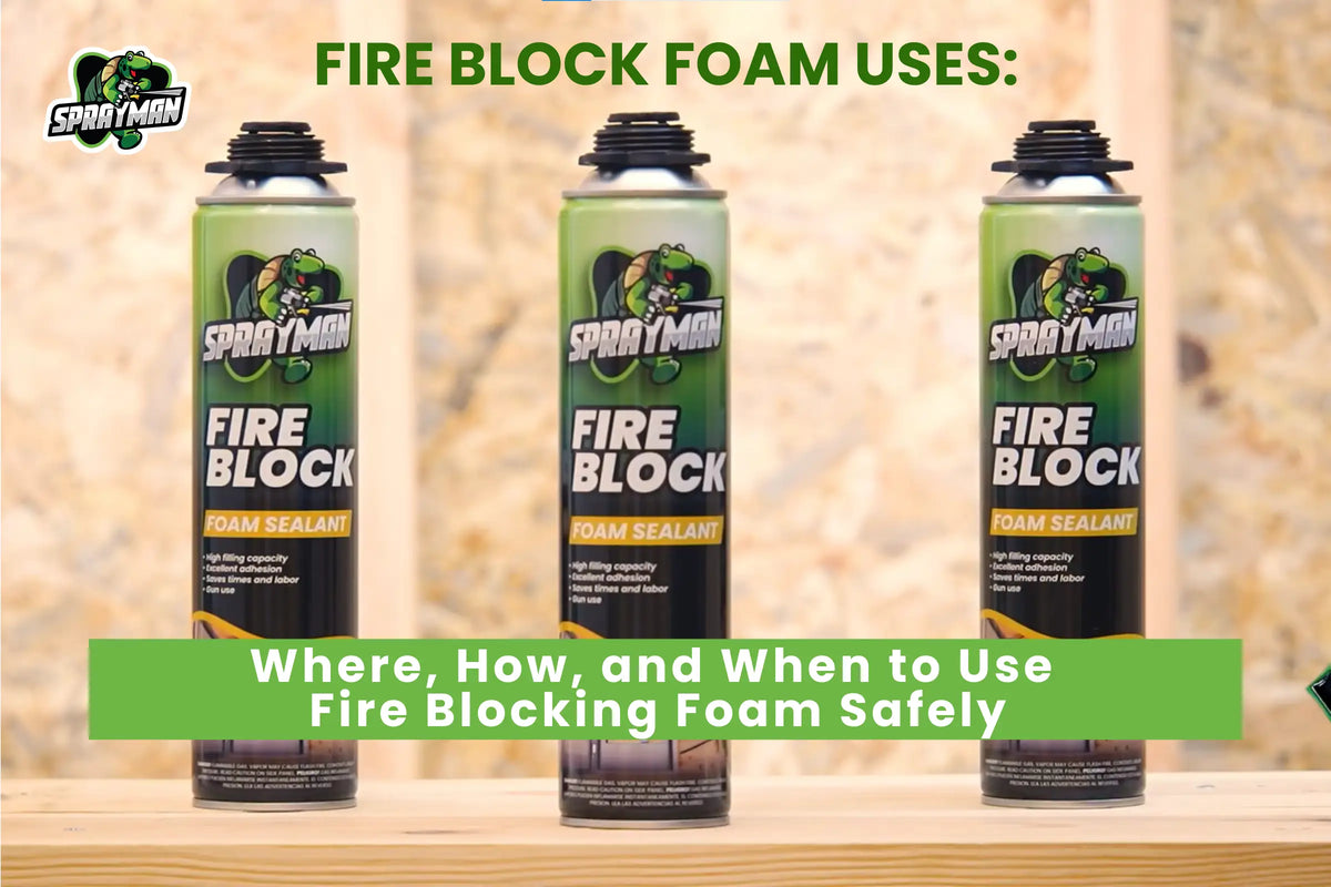 Fire Block Foam Uses: Applications, Limits & Safety Guide | Sprayman