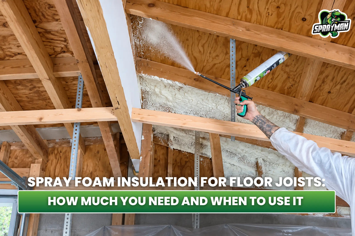 Spray Foam Insulation for Floor Joists: How Much You Need and When to Use It