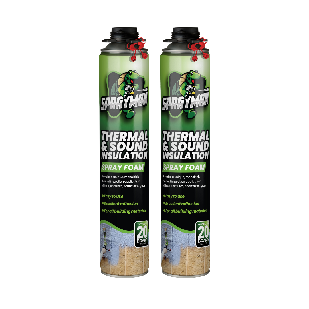 Sprayman Thermal & Sound Insulation Spray Foam 2 can
