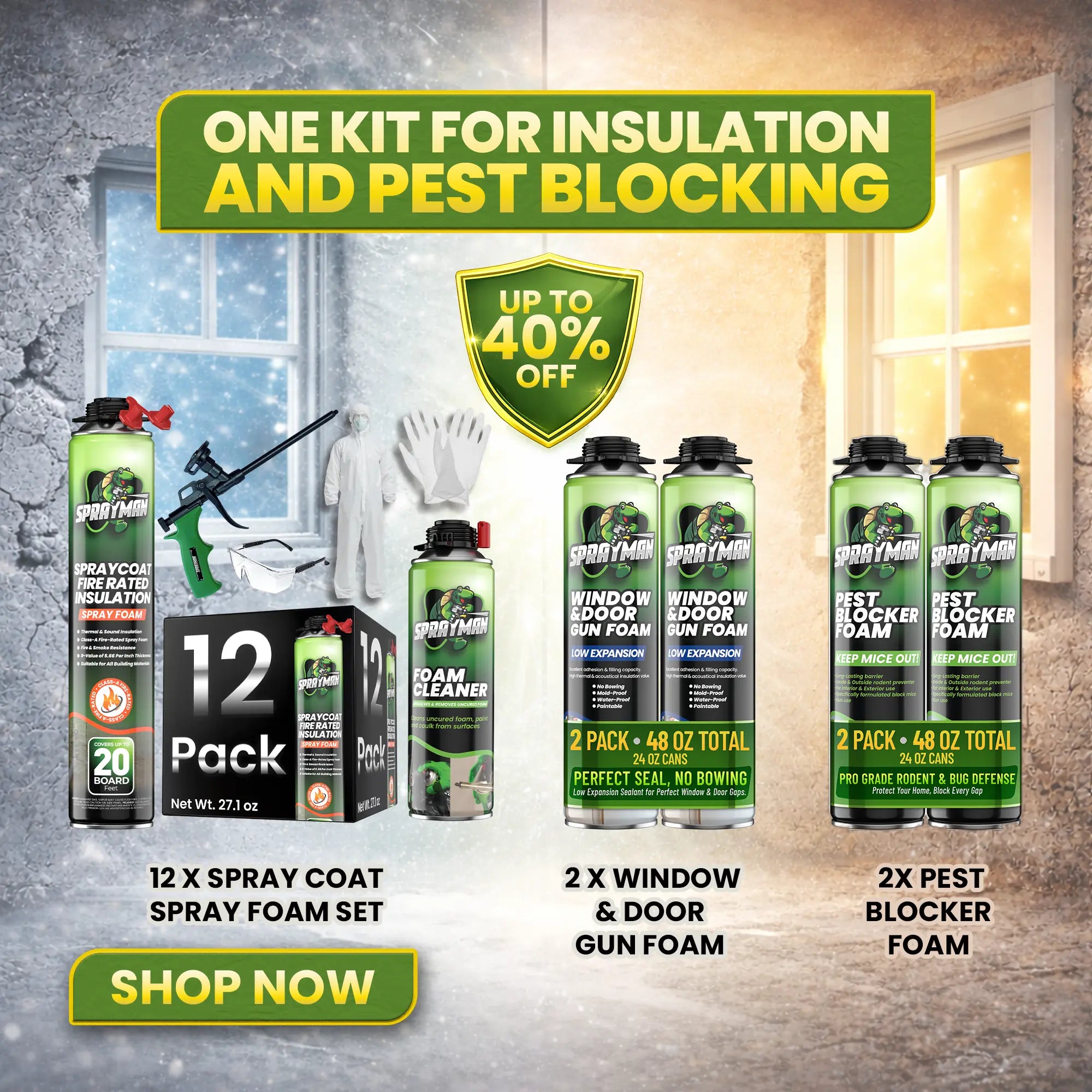 Insulation & Pest Block DIY Kit
