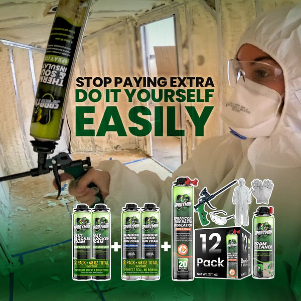 Sprayman spray foam insulation product.