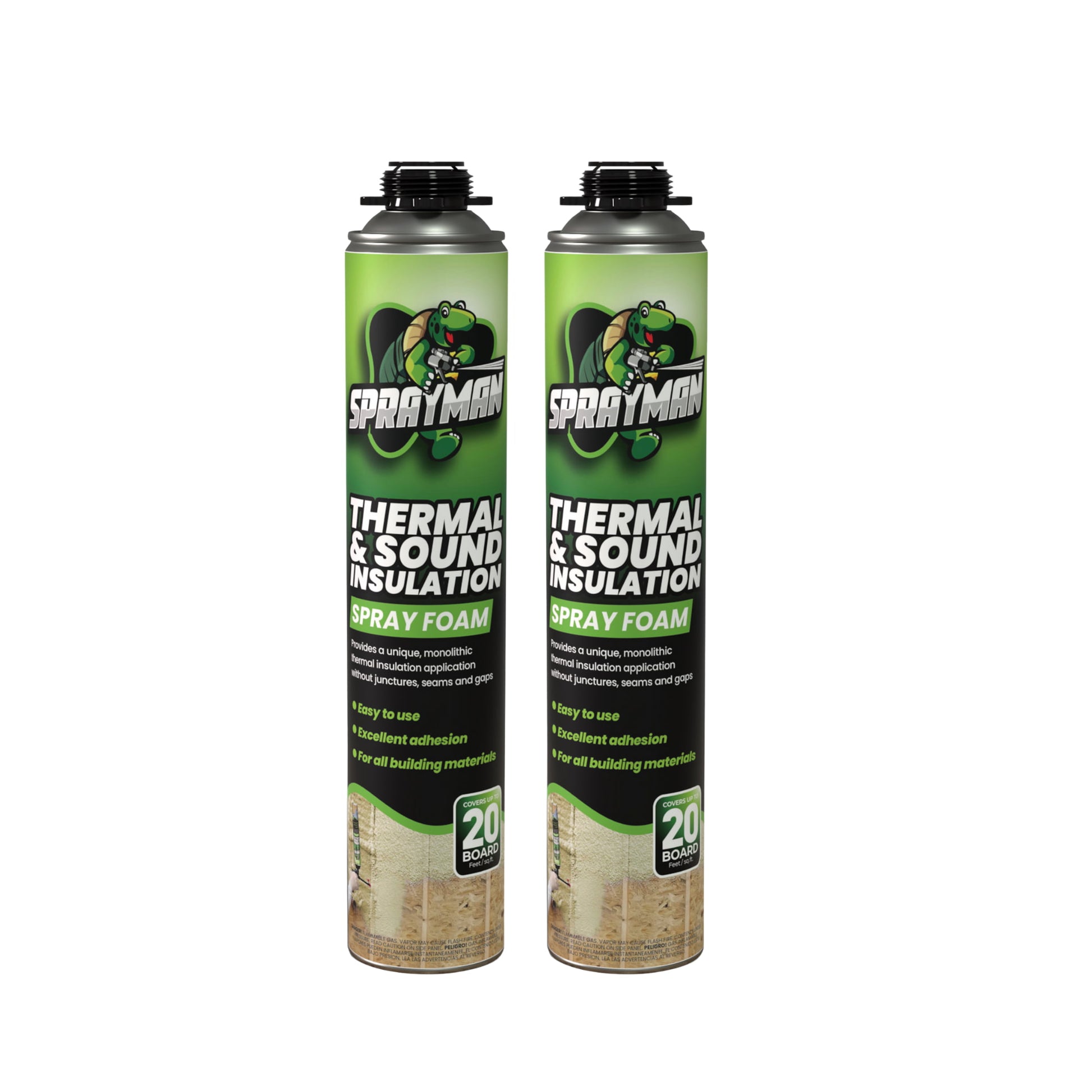 SPRAYMAN Spray Foam - 2 Pack