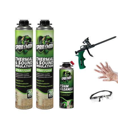 SPRAYMAN Spray Foam Kit - 2 Pack