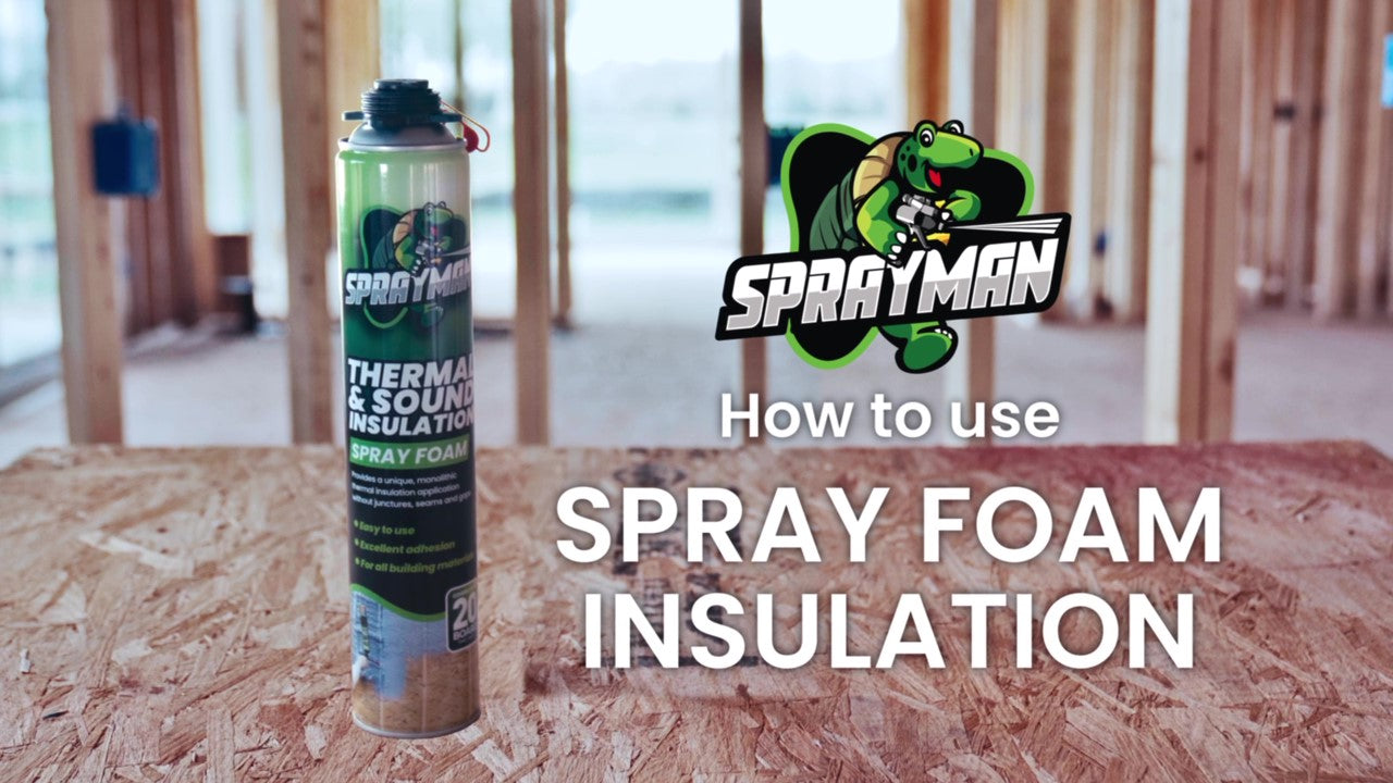 How to use Sprayman Spray Foam Insulation