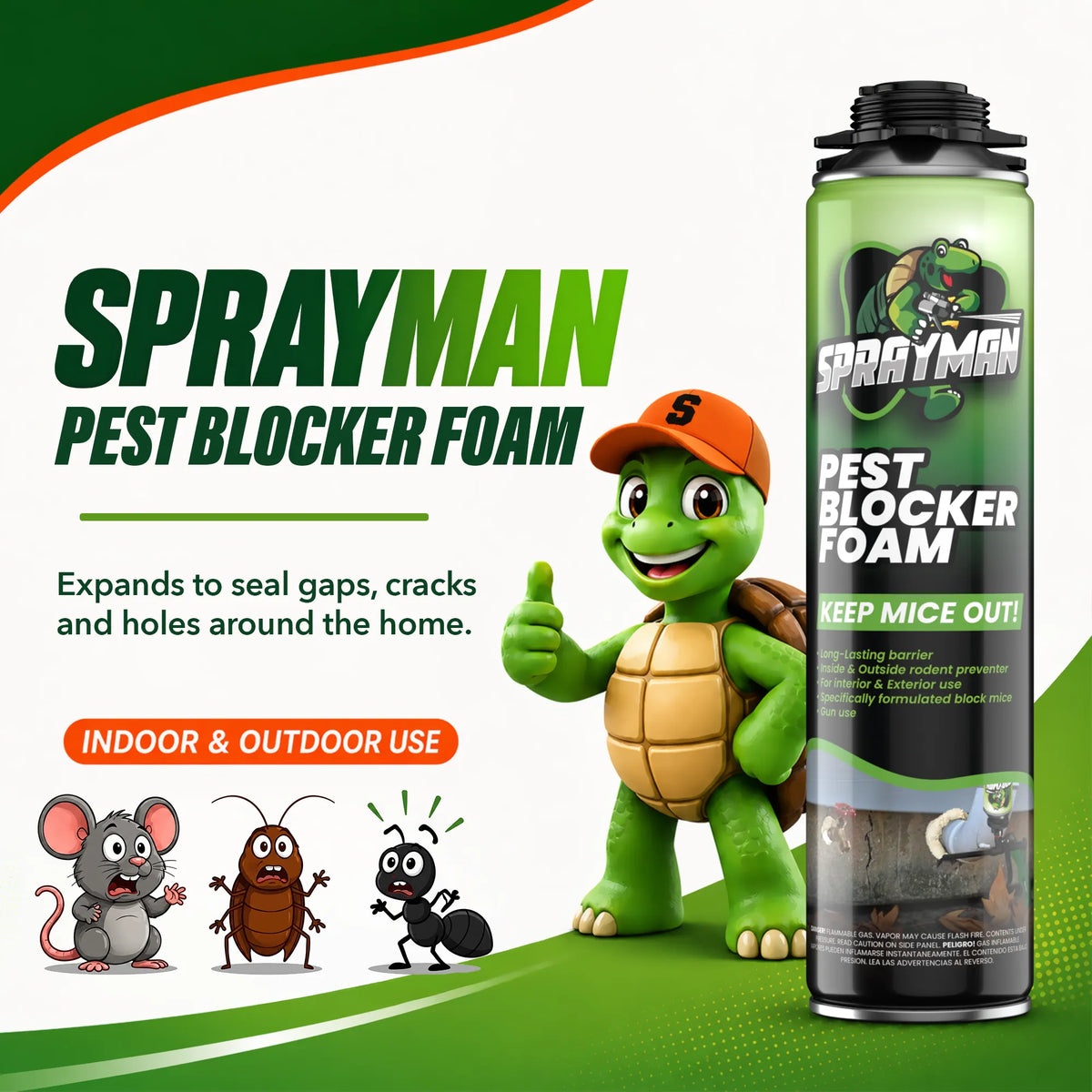 Pro Pest Blocker Foam – Gun Foam, 24 oz