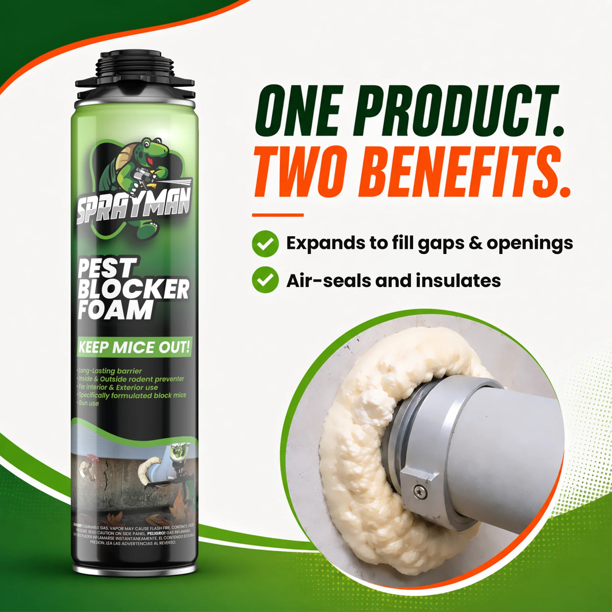Pro Pest Blocker Foam – Gun Foam, 24 oz
