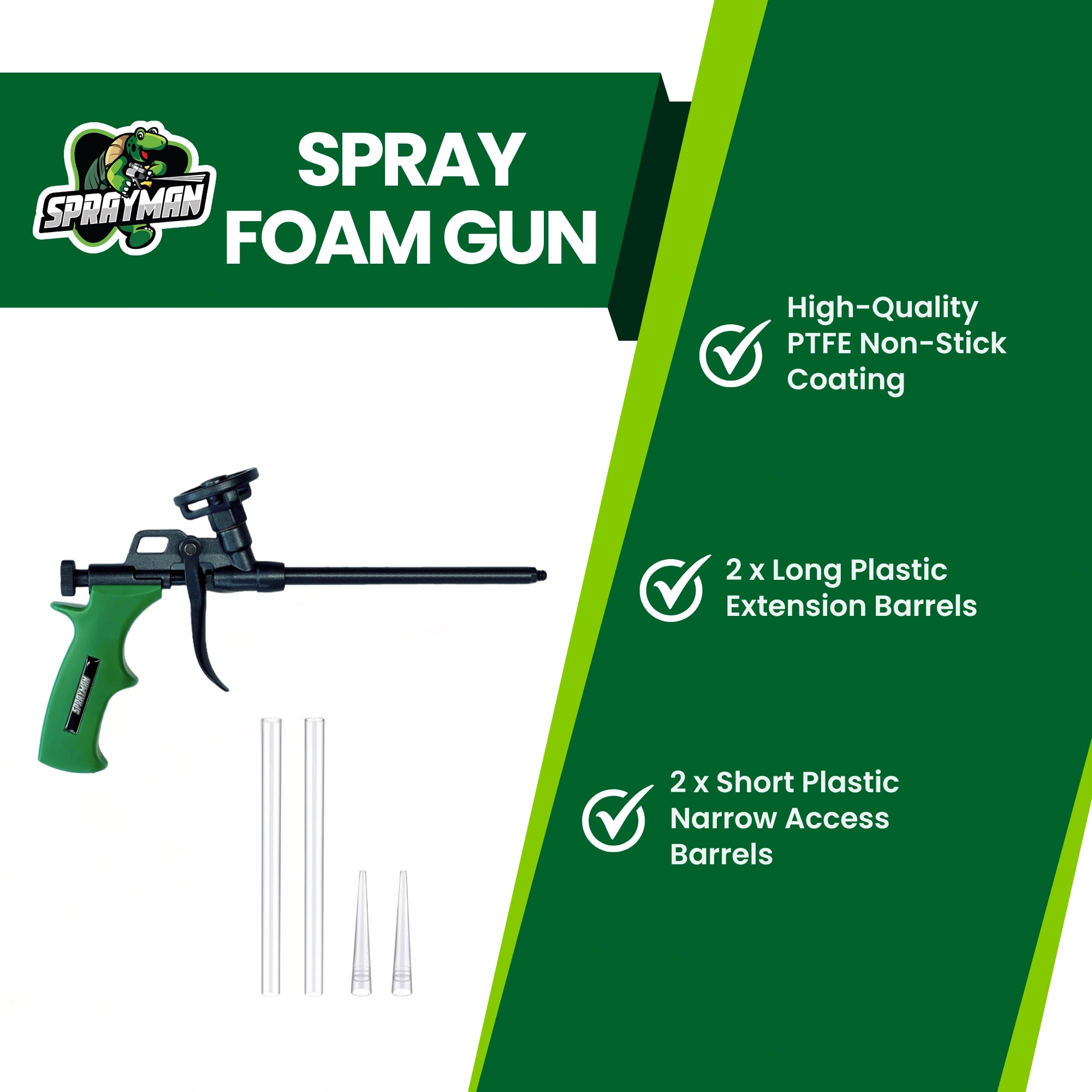 SPRAYMAN Spray Foam Gun – Precision Insulation for Professionals & DIY