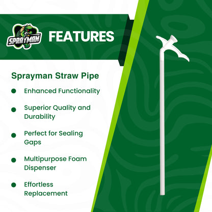 SPRAYMAN Straw Pipes - Multipurpose Spray Foam Dispensers