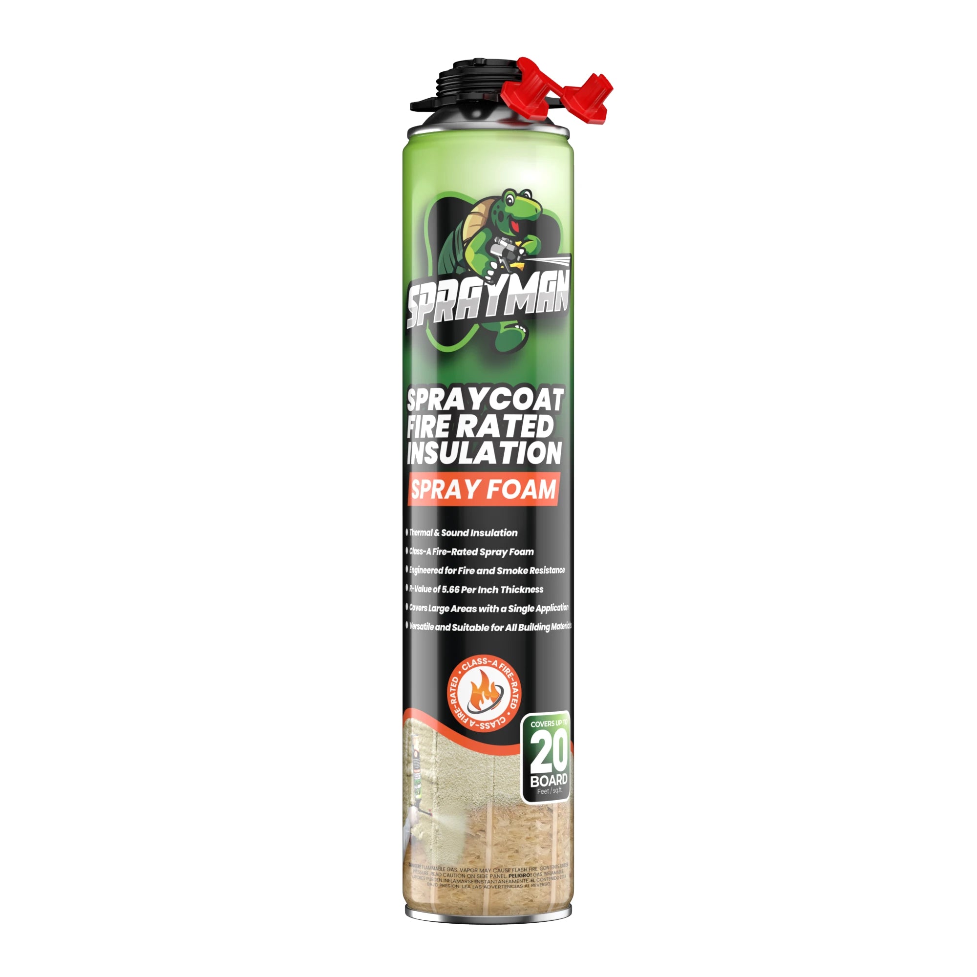 Spraycoat Fire Rated Insulation Spray Foam, Closed Cell