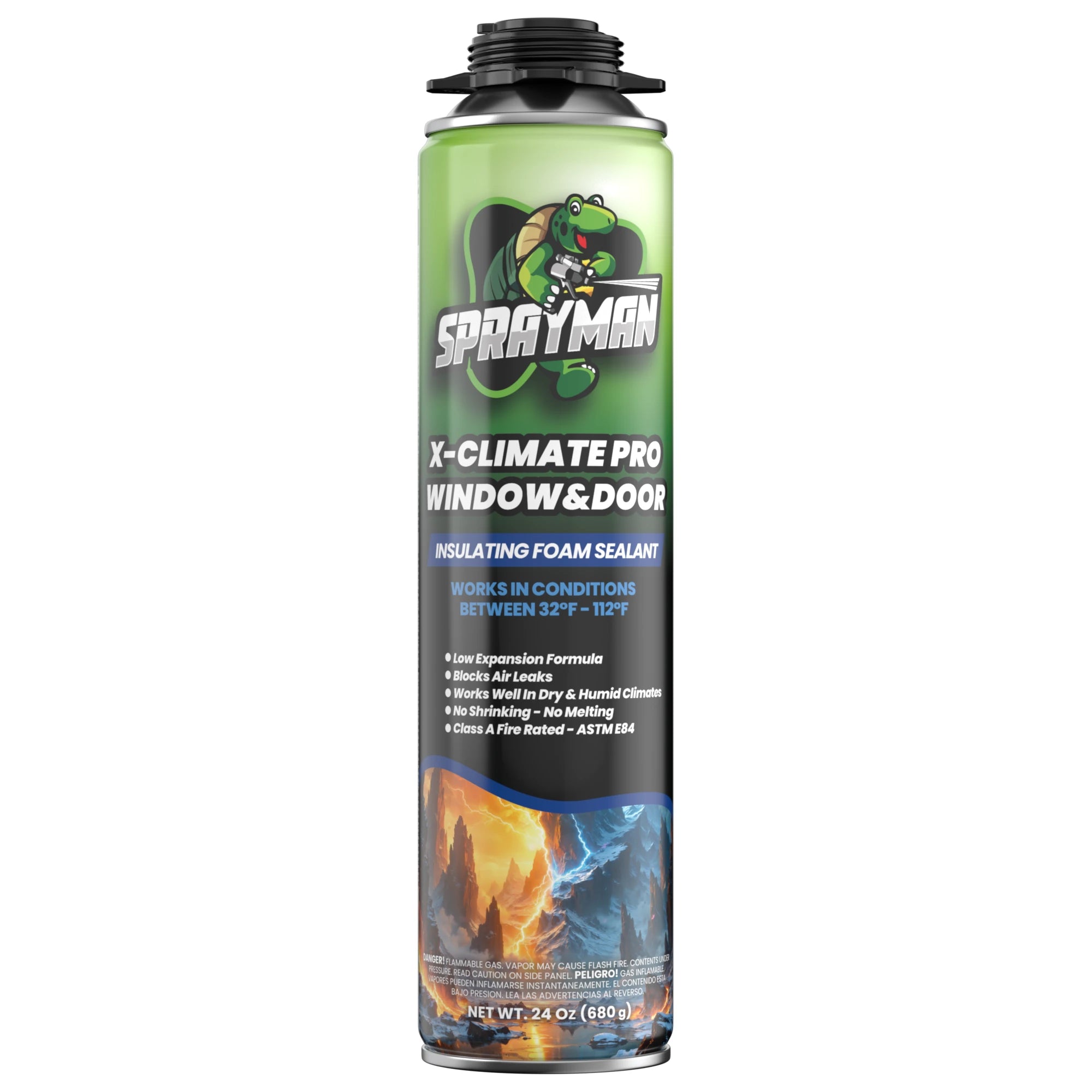 X-Climate Pro Window & Door Spray Foam – 24 oz