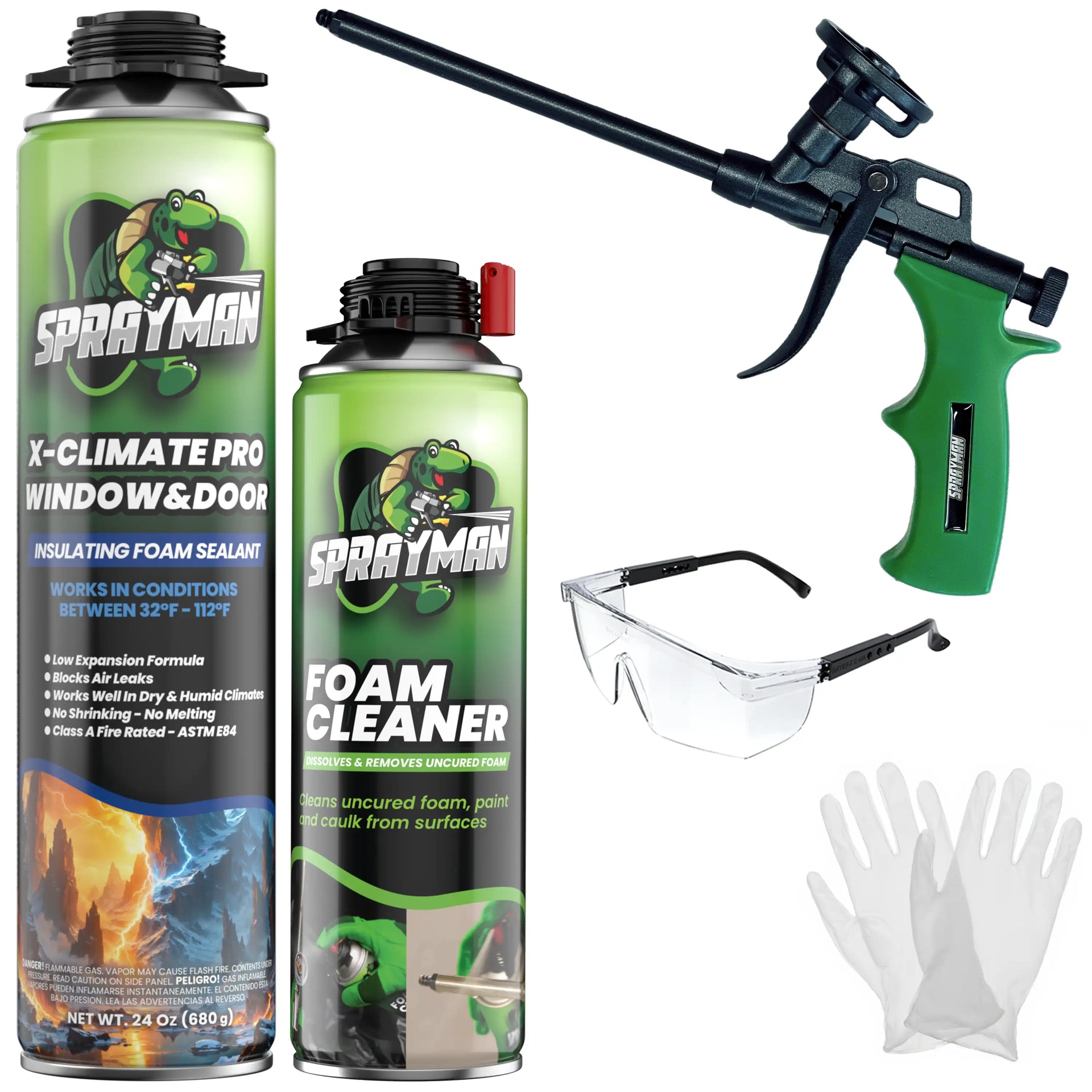 X-Climate Pro Window & Door Low Expansion Spray Foam | Sprayman